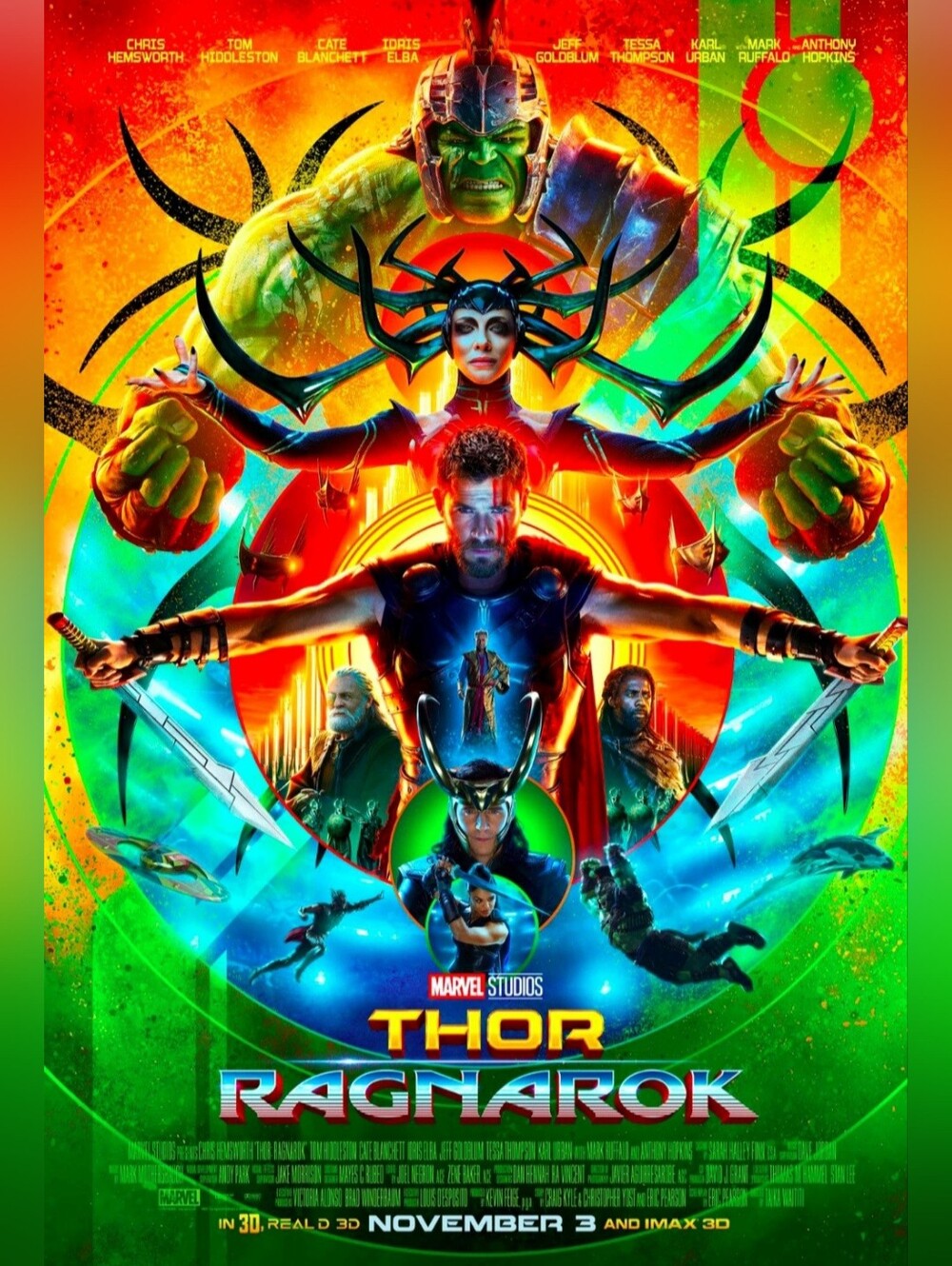 2017 Comic Con Thor Ragnorok Promo Poster